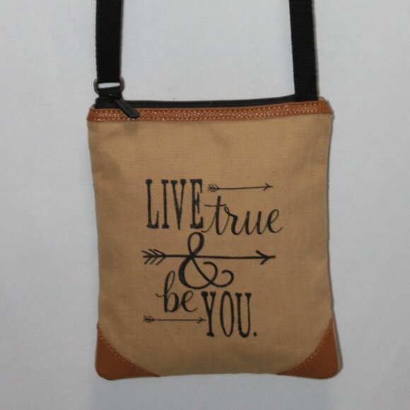 Thirty-One Canvas Crossbody Bag - Picture 1 of 9